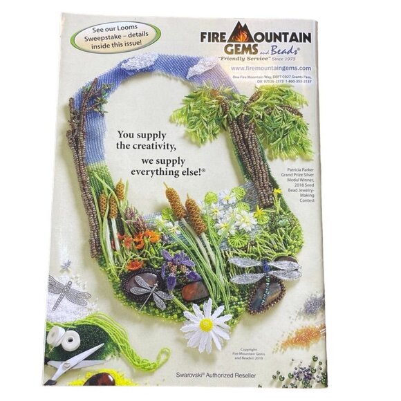 Beadwork Magazine Jewelry Crafting Book u Jun Jul 2019  Vol 22  No 4 Looming wit - Picture 2 of 8